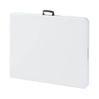 Tavolo Pieghevole 180x70x74 cm in Plastica Bianca – Richiudibile con Maniglia