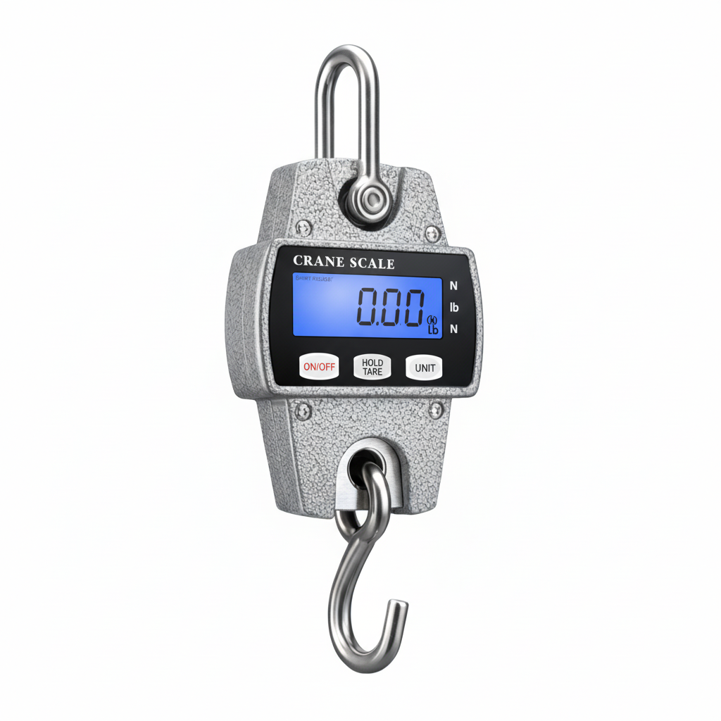 Bilancia Digitale a Gancio 300 kg con Display LCD – Uso Professionale