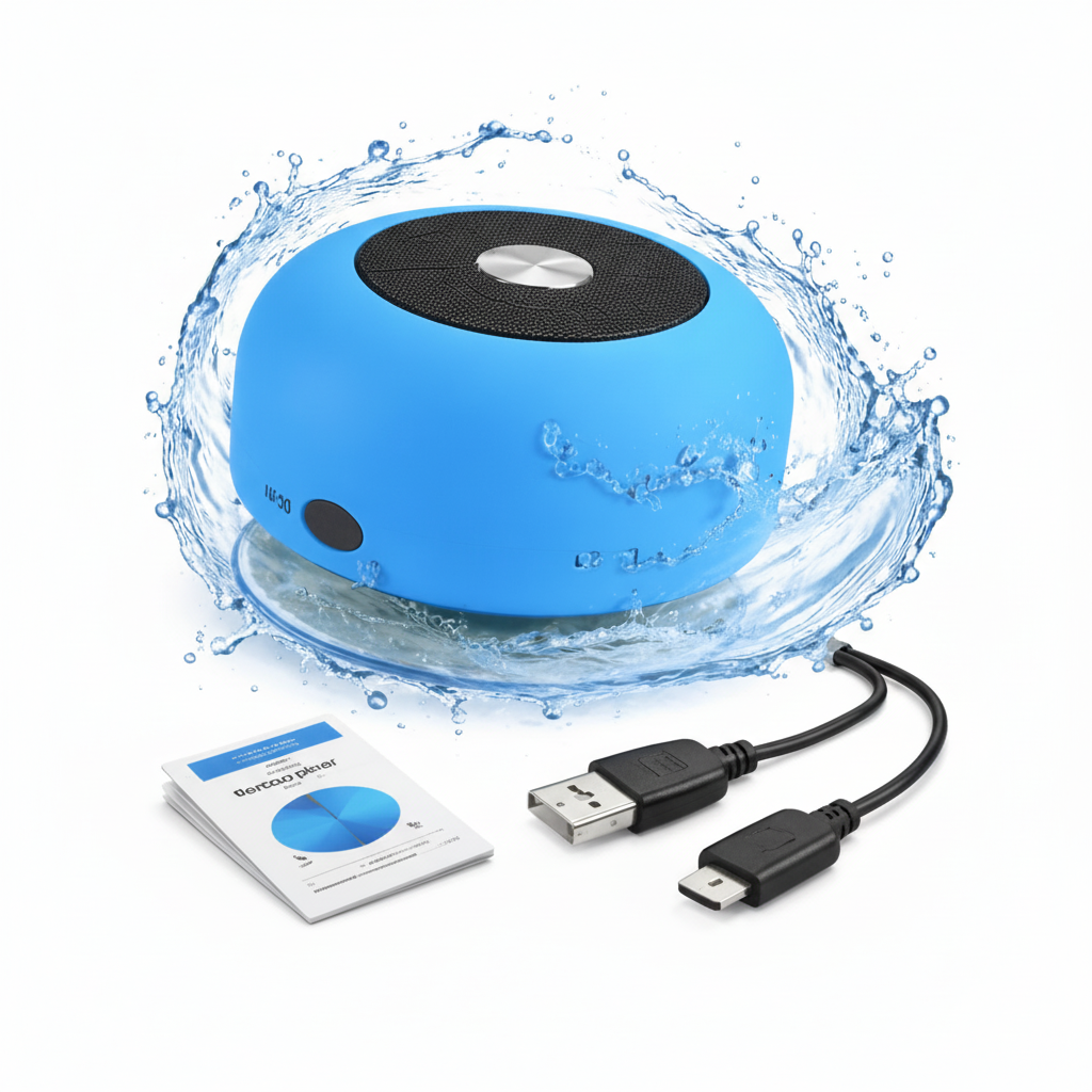 Mini Speaker Bluetooth Impermeabile con Microfono Integrato