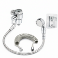 Kit Doccia con Deviatore e Soffione Compatto ad Alta Pressione