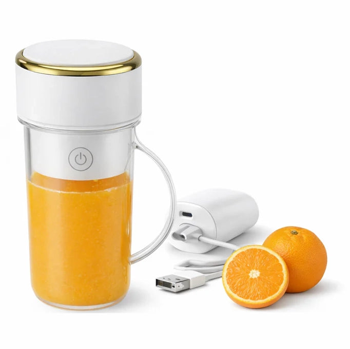 Frullatore Portatile Ricaricabile 450 ml con Batteria Integrata