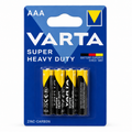 12 x Blister Batterie Varta AAA R03 1.5V Super Heavy Duty