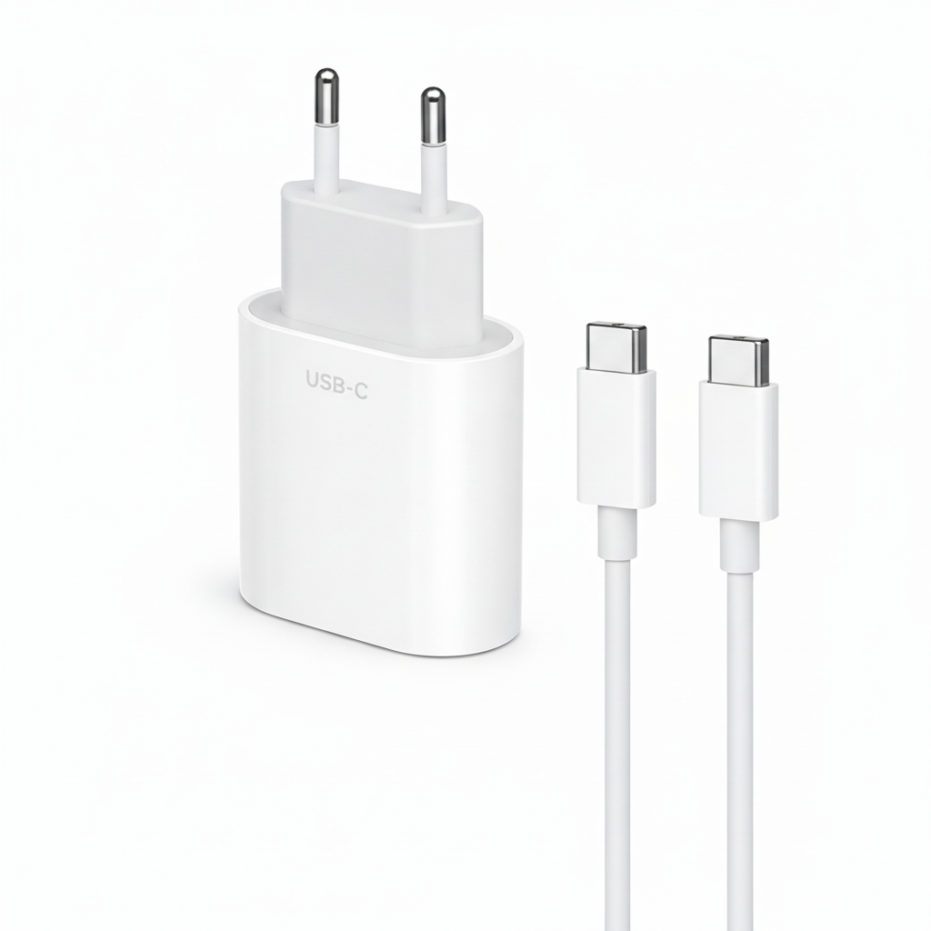 Caricatore USB-C 30W con Cavo Type-C → Type-C – Ricarica Rapida PD