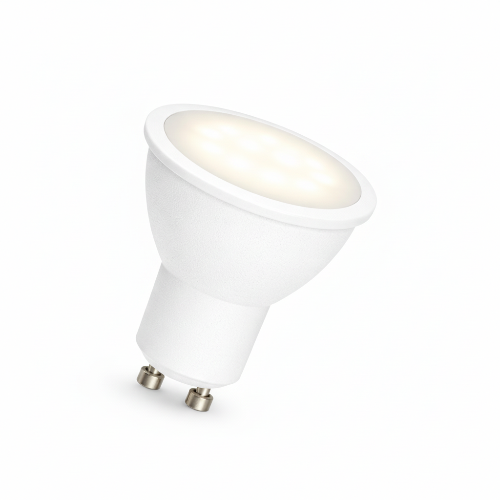 Lampadina LED GU10 7W 660lm – Luce Naturale 4000K – Fascio 120°