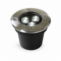 Faretto LED da Incasso Calpestabile 3W IP68 per Esterni – Luce Bianca