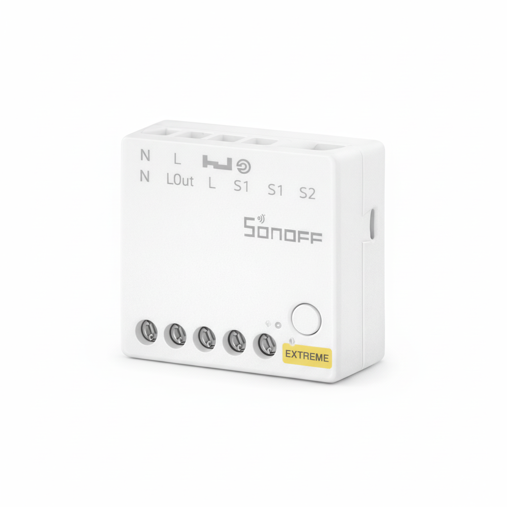 SONOFF Mini R4 Extreme – Interruttore Smart Wi-Fi Mini con Contatto Pulito, Alexa e Google Home
