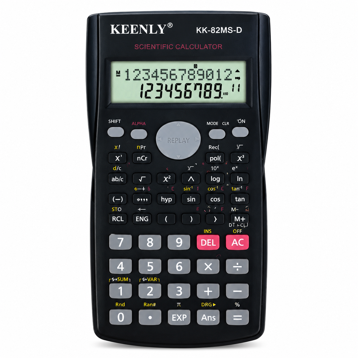 Calcolatrice Scientifica 240 Funzioni con Display a 2 Righe – 10+2 Cifre