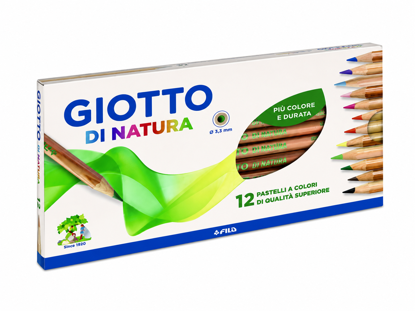 Scatola 12 Pastelli Giotto Di Natura