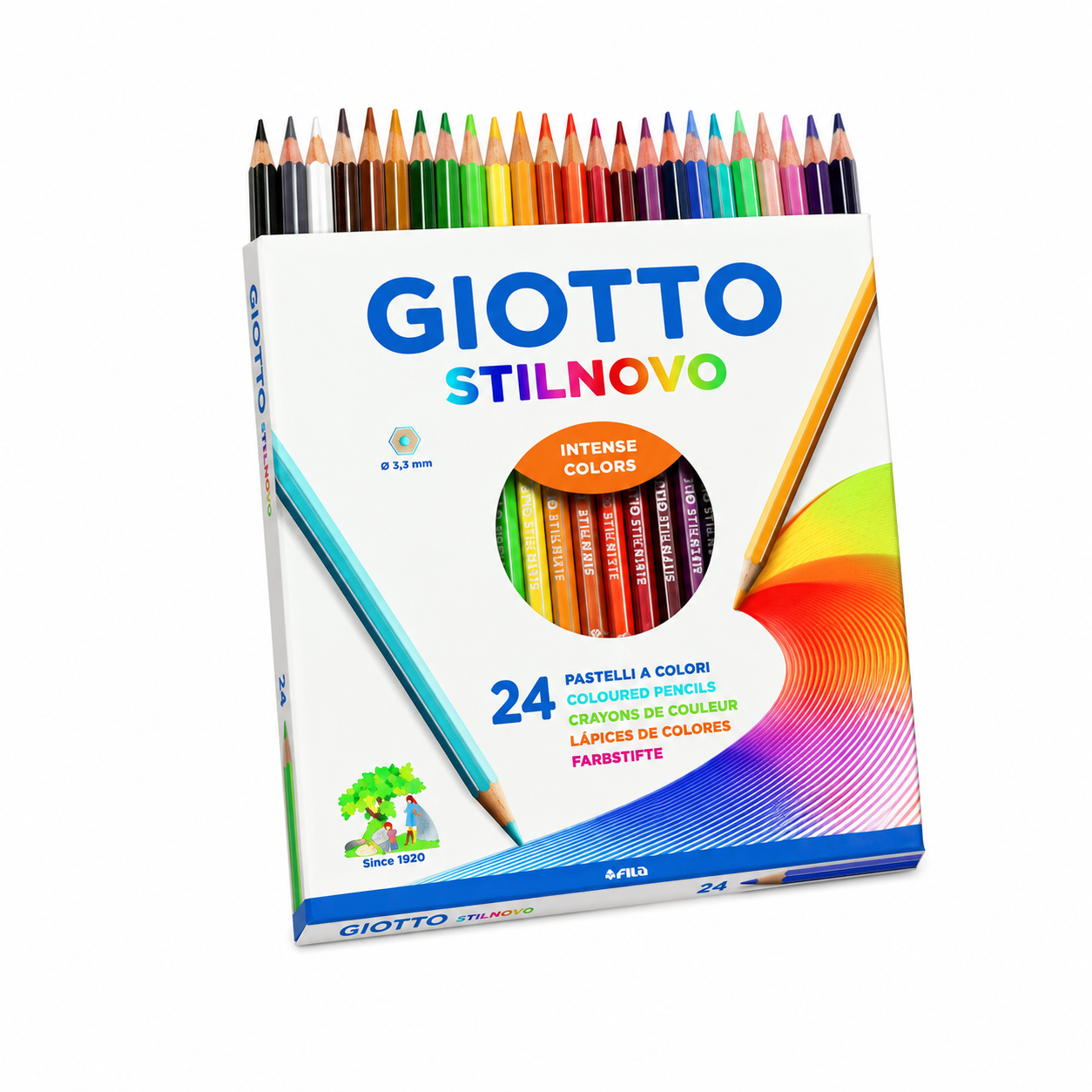 Scatola 24 Pastelli Giotto Stilnovo
