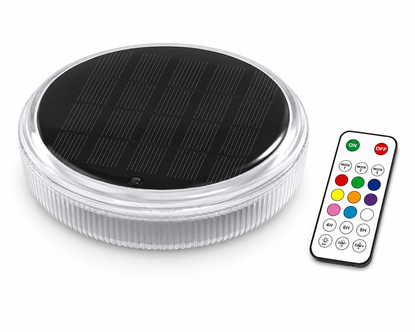 Luce Solare per Piscina RGB 1,5W con Telecomando IP67
