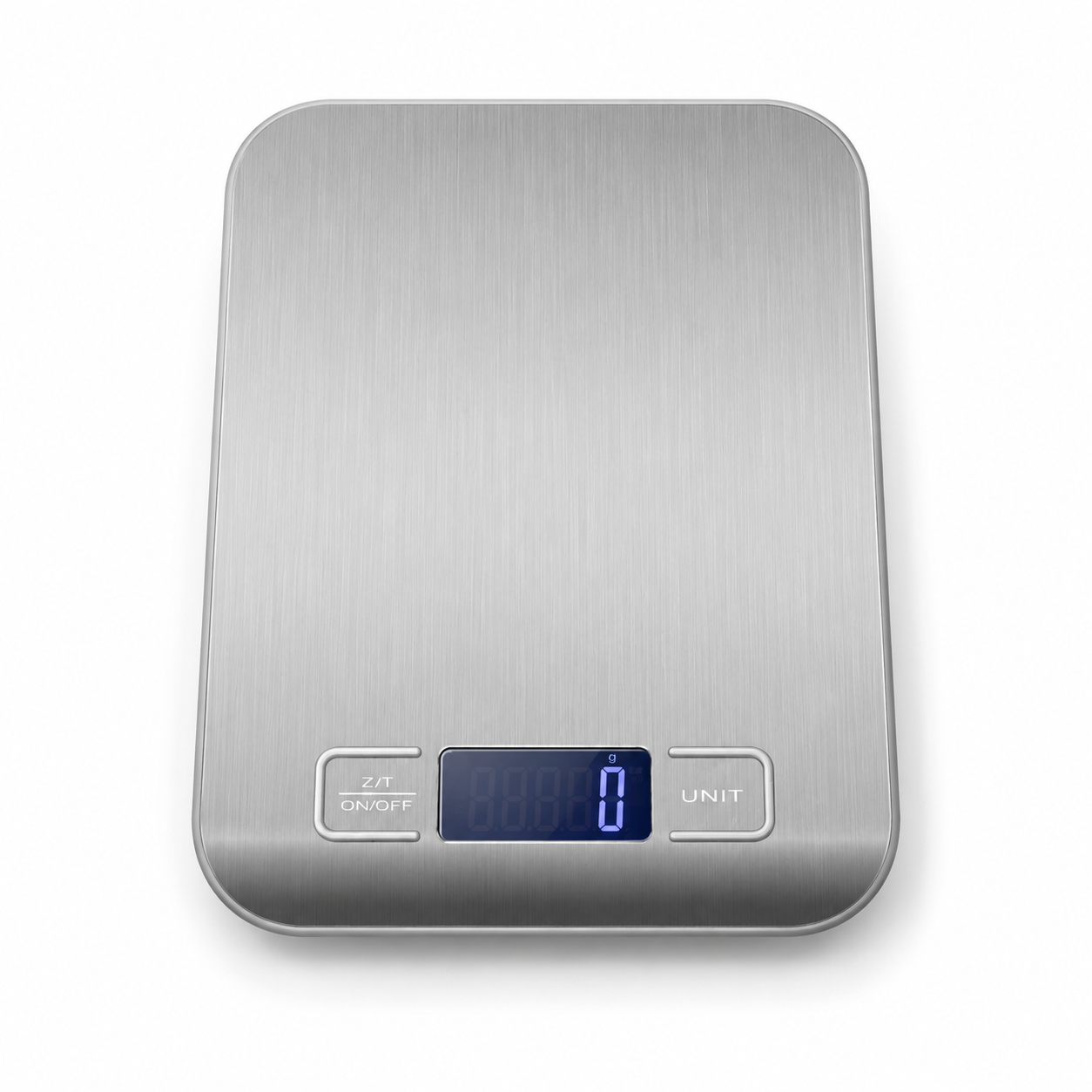 Bilancia da Cucina Digitale 1g-5kg con Superficie Inox