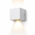 Applique LED da Parete Quadrata in Alluminio – Illuminazione Bidirezionale Interni/Esterni