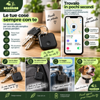 Localizzatore Bluetooth per Oggetti Compatibile con Apple Find My – Tracker VTag per Chiavi, Zaino e Bagagli