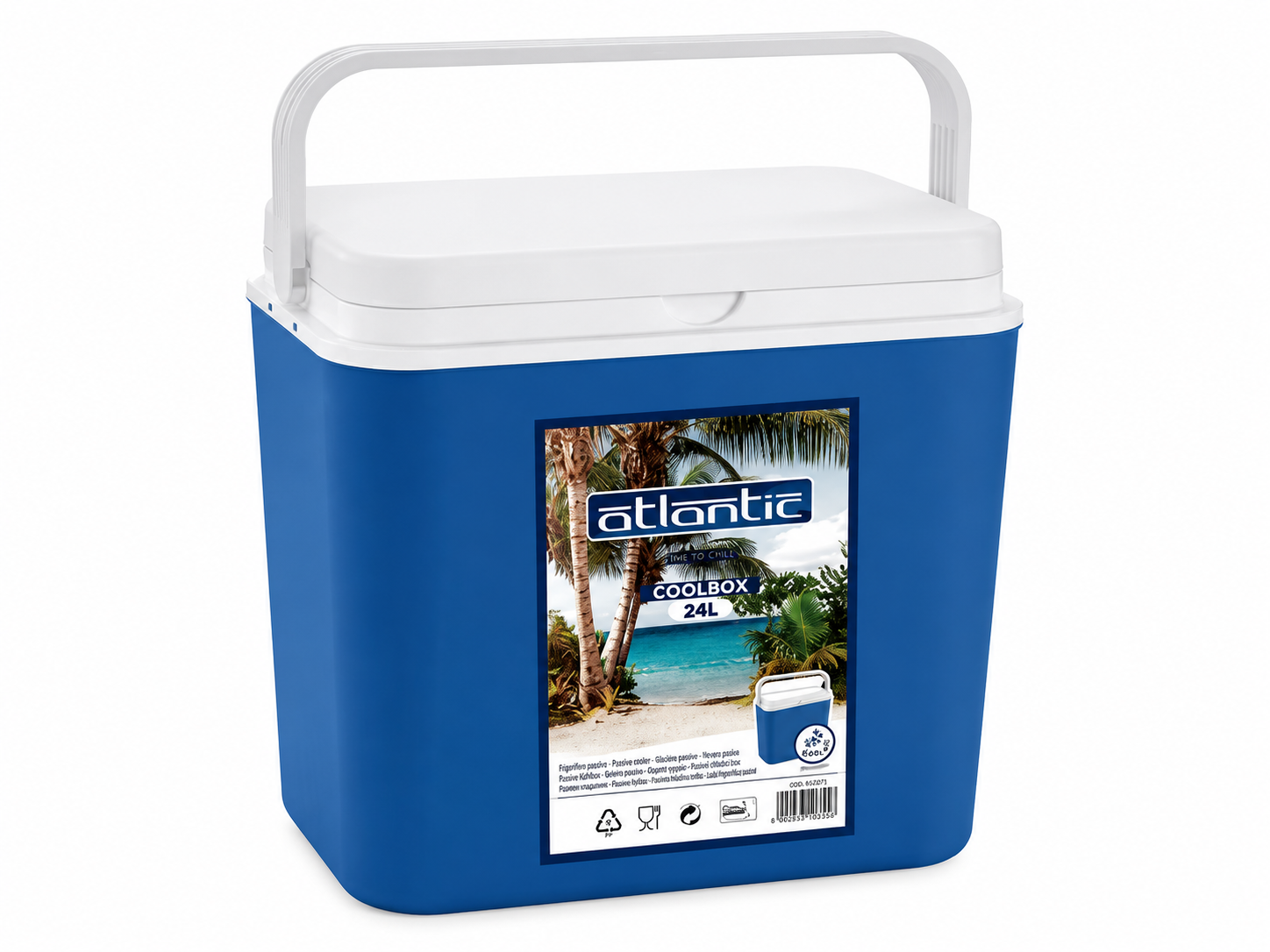 Frigorifero Passivo Portatile Atlantic 24 L per Mare, Picnic e Campeggio