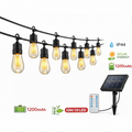 Stringa Luminosa Solare LED da Esterno 10 Metri – 10 Luci, IP44, Ricarica Solare e USB
