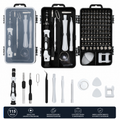 Kit 115 pz Cacciaviti di Precisione Multifunzione con Inserti e Accessori per Riparazioni Elettroniche