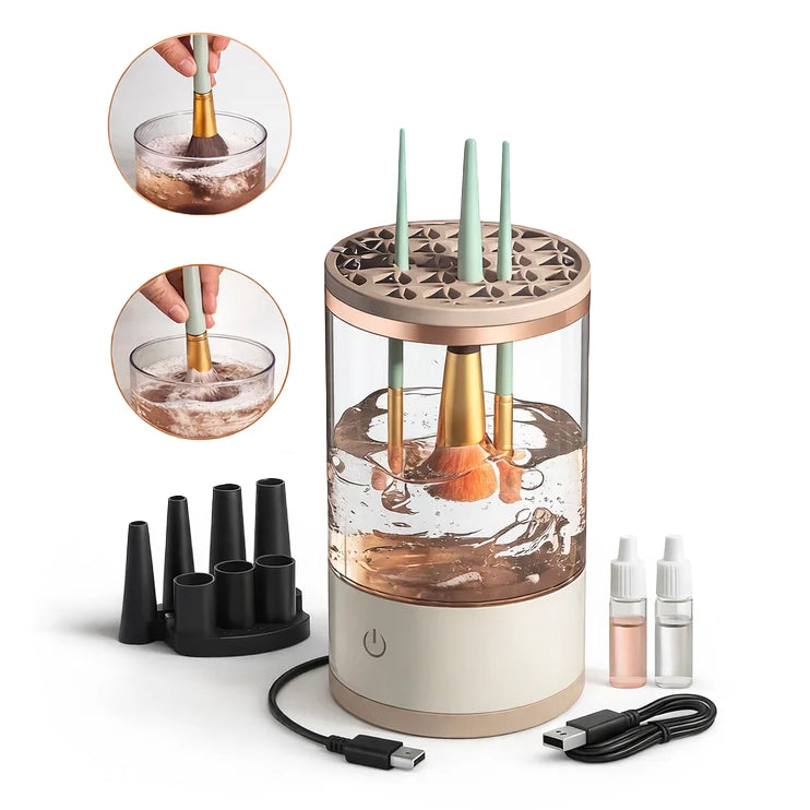 Pulitore Elettrico Pennelli Make-up - Lavaggio Automatico Professionale