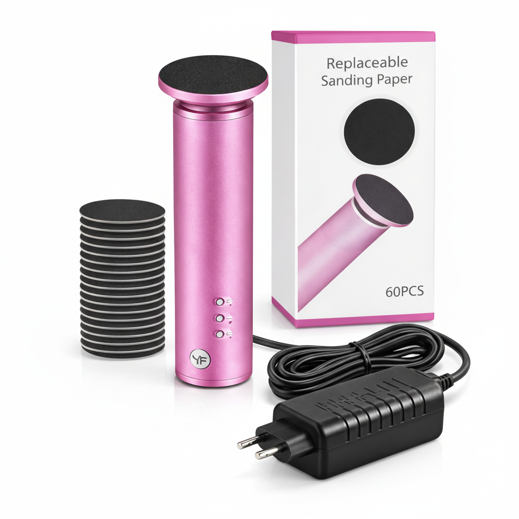 Pedicure Elettrico Professionale - Lima Calli 60 Dischetti Rotazione 360°