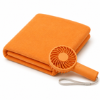 Bora Bora Summer Kit Telo Mare 90x170 cm + Mini Ventilatore Portatile – Vari Colori
