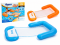 Poltrona Gonfiabile 3 in 1 da Piscina 145 cm con Schienale e Cuscino