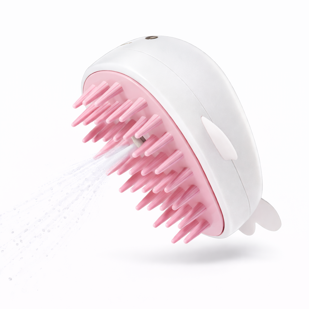 Spazzola Spray Massaggiante Elettrica per Cani Gatti - Ricaricabile USB