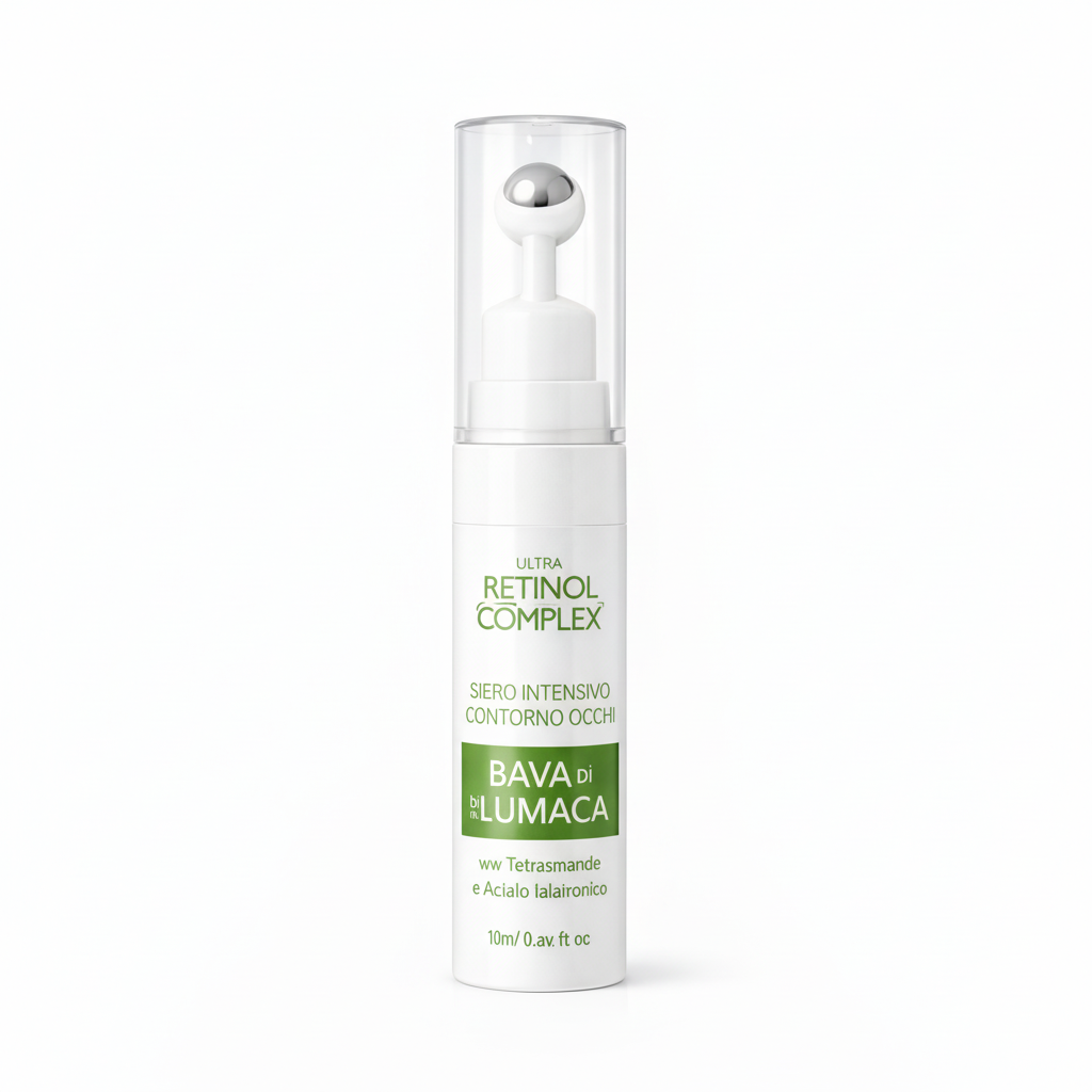 Siero Contorno Occhi Bava Lumaca Acido Ialuronico - Illuminante 10ml