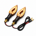 Indicatori Direzione LED Moto 12V Universali - Set 4 Frecce