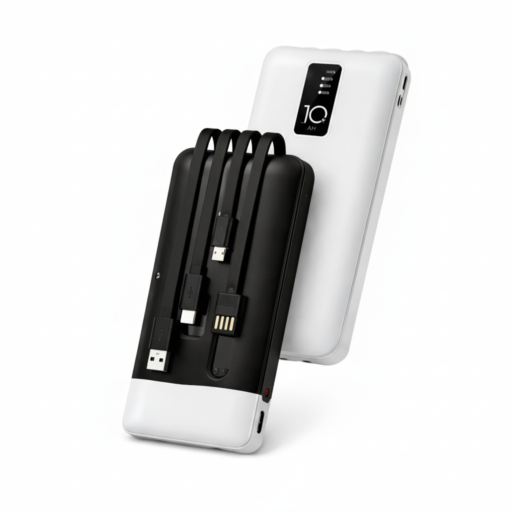 Power Bank 88000 mAh Ricarica Rapida USB 3.0 - Cavi Integrati