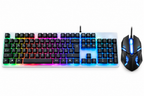 Kit Gaming Tastiera Meccanica RGB Layout Italiano + Mouse Gaming