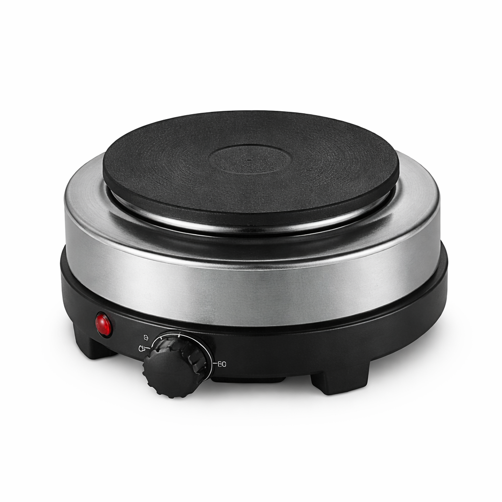 Fornello Elettrico Compatto 500W per Cucina e Campeggio