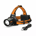 Torcia Frontale LED Ricaricabile ad Alta Potenza per Outdoor e Lavoro