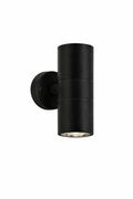 Applique da Esterno Nero GU10 Doppia Emissione IP44 – Luce Su/Giù
