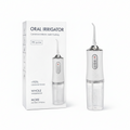 Idropulsore Dentale Portatile Elettrico | Irrigatore Orale Ricaricabile con 3 Modalità e Serbatoio 220 ml