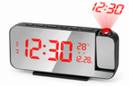 Orologio Sveglia Digitale a Specchio LED con Proiezione dell’Ora e Temperatura
