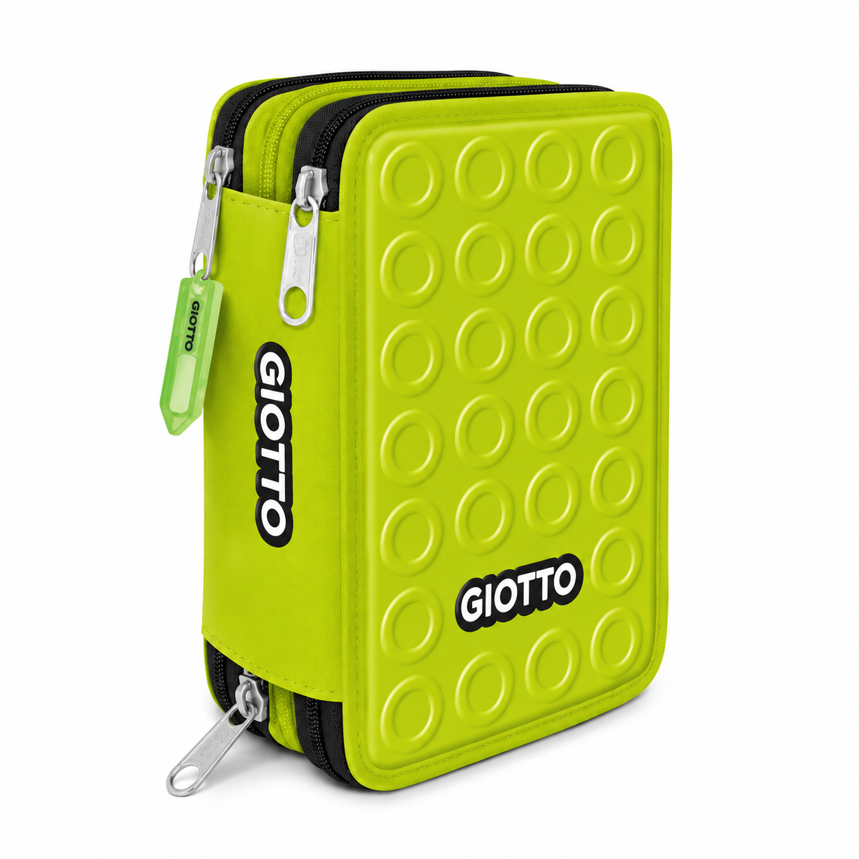 Astuccio 3 Zip Giotto Stilnovo 9538 con Colori e Accessori – 18+18+10