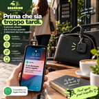 Localizzatore Bluetooth per Oggetti Compatibile con Apple Find My – Tracker VTag per Chiavi, Zaino e Bagagli