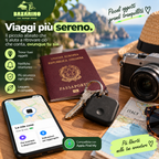 Localizzatore Bluetooth per Oggetti Compatibile con Apple Find My – Tracker VTag per Chiavi, Zaino e Bagagli