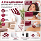 Massaggiatore Elettrico per Testa e Cuoio Capelluto a 4 Dita – USB o Batterie