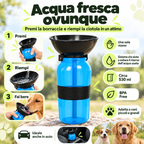 Borraccia Portatile per Cani con Ciotola Integrata 530 ml – Aqua Dog