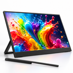 Monitor Portatile Atlantis 15,6" Full HD IPS 1080p USB-C HDMI con Supporto Integrato