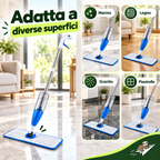 Spray Mop 3 in 1 Lavapavimenti con Serbatoio 850 ml e Panno in Microfibra – Scopa con Spruzzo