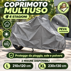 Telo Coprimoto Impermeabile 4 Stagioni – Copertura Protettiva per Moto e Scooter – Taglie L e XL