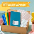 Kit Scuole Superiori – 10 Maxiquaderni A4 100g + Copertine + Etichette