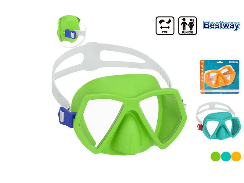 Maschera PVC Junior Bestway per Bambini – Colori Assortiti