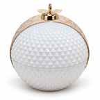 Candela profumata natalizia a sfera 13 × 13 × 15 cm – Decorazione di Natale bianca, rossa o verde