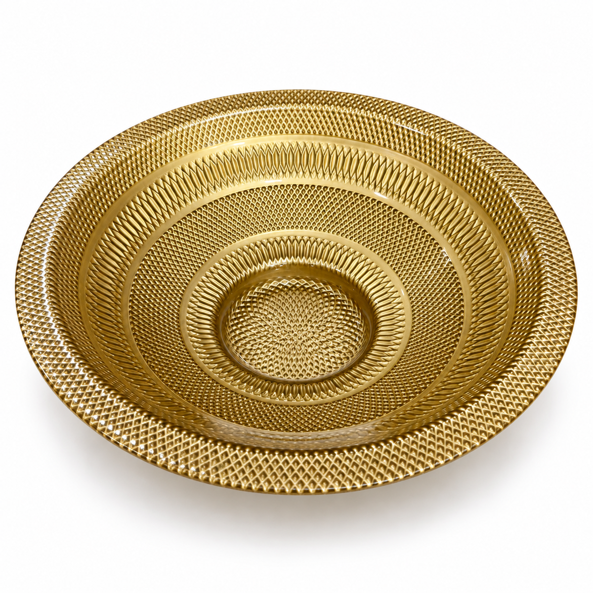 Centrotavola decorativo in vetro con dettagli oro – Coppa Galaxy 30 cm o alzatina Glamor 32 cm per casa e festività